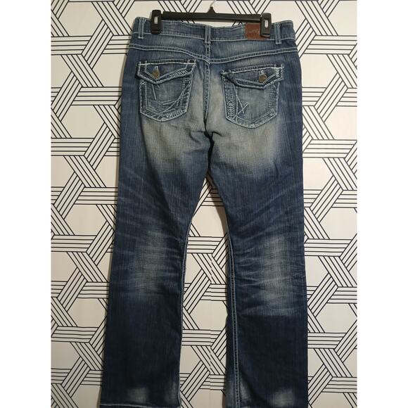 BKE Culture Distressed Bootcut Jeans Size 30 - Picture 2 of 3